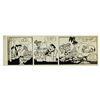 Image 1 : "The Flintstones" Original Daily Comics Artwork.