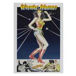 "Wonder Woman" Original Poster Painting.