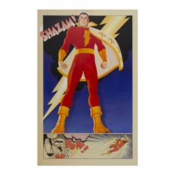 "Shazam!" Original Poster Painting.