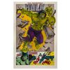 Image 1 : "Hulk" Original Poster Painting.