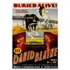 Image 1 : David Blaine Signed "Buried Alive!" Magic Poster.