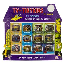 Hanna Barbera "TV-Tinykins" Store Display by Marx.