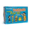 Image 1 : "Flintstones Mini Play Set" by Marx.