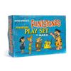 Image 1 : "Flintstones Mini Play Set" by Marx.