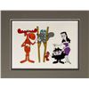 Image 1 : "Rocky & Bullwinkle" Hand-Painted Scene Cel.