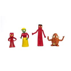 Collection of (4) "Gumby" Stop Motion Puppets.
