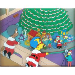 "The Simpsons" Original First Episode Cel & Background.