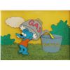 Image 1 : "The Simpsons" Original Cel & Matching Background.