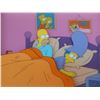 Image 1 : "The Simpsons" Original Cel & Matching Background.