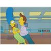 Image 1 : "The Simpsons" Original Cel & Matching Background.