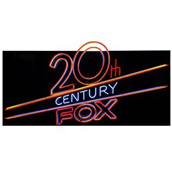 "20th Century Fox" Large Neon Sign by Lili Lakich.