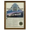 Image 1 : Framed Section of the Original Hollywood Sign.