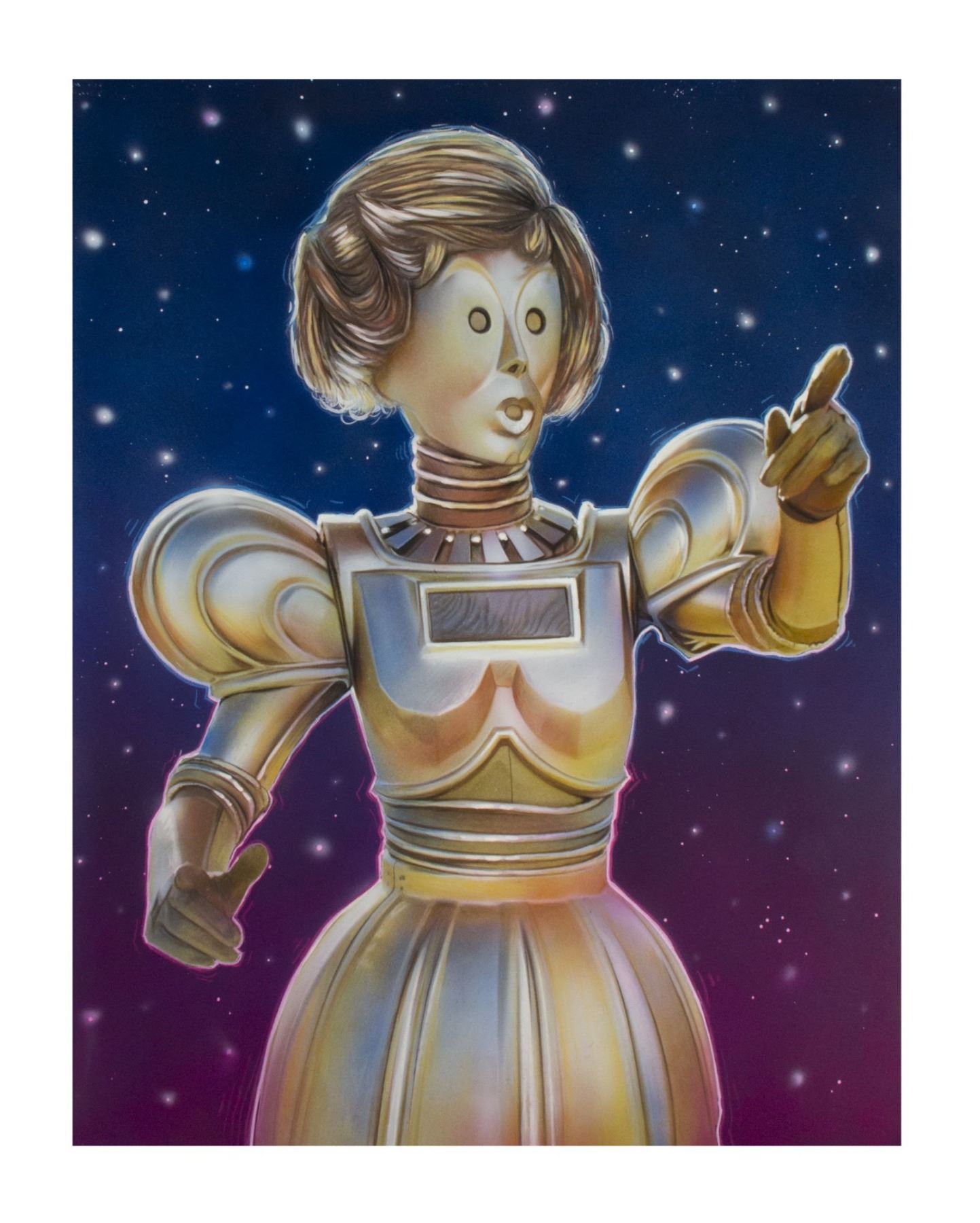  spaceballs dot matrix original artwork barnebys