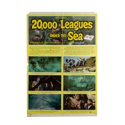 "20,000 Leagues" Multi-Signed Re-Release Poster.