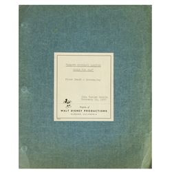 Rare John Battle 1952 "20,000 Leagues" Screenplay