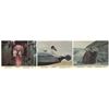 Image 1 : Set of (3) Glossy "Star Wars" Lobby Cards.