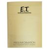 Image 1 : "E.T. the Extra-Terrestrial" Press Info Packet.