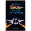 Image 1 : "Back to the Future Part II" Advance One Sheet Poster.