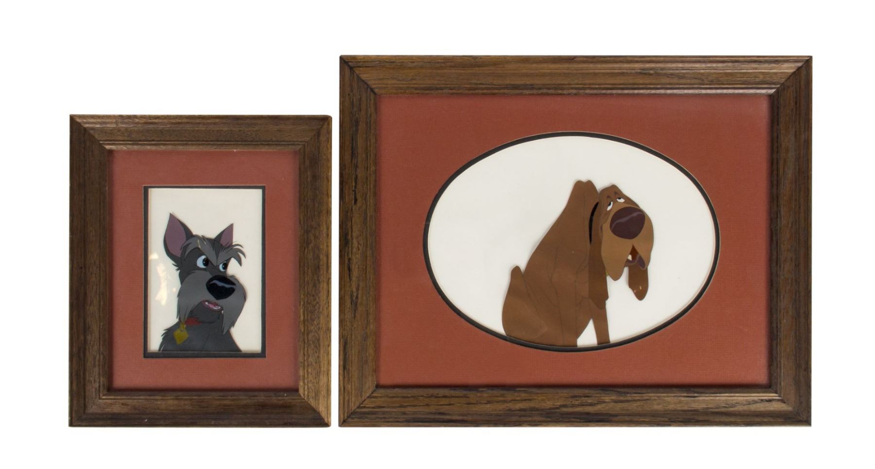Lady And The Tramp Jock And Trusty Original Cels