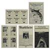Image 1 : Set of (5) "Jaws" Sharkfacts Poster Samples.