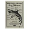 Image 2 : Set of (5) "Jaws" Sharkfacts Poster Samples.