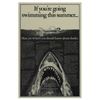 Image 3 : Set of (5) "Jaws" Sharkfacts Poster Samples.