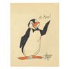 Image 1 : "Mary Poppins" Penguin Drawing Signed by X. Atencio.