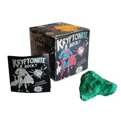 "Superman" Kryptonite Rock in Box.