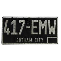 "Batman" Gotham City Prop License Plate.