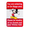 Image 2 : Pair of Mickey & Jiminy Cricket Cast Member Signs.