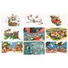 Image 2 : Collection of (23) Disneyland Concept Art Postcards.