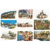 Image 3 : Collection of (23) Disneyland Concept Art Postcards.