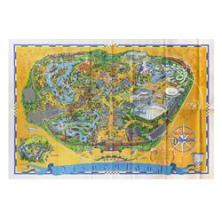 Disneyland Souvenir Map 1968.