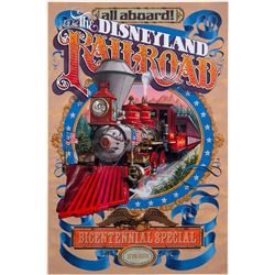 Disneyland Railroad Attraction Poster.