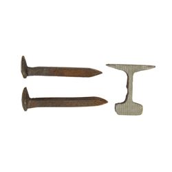 Pair of Disneyland Railroad Spikes & Track.