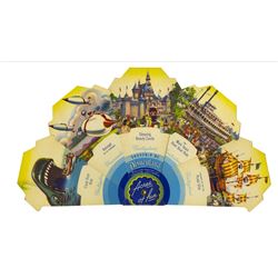Disneyland "Acres of Fun" Souvenir Fan.