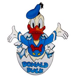 Donald Duck's 50th Birthday Sign.