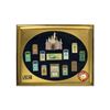 Image 1 : Framed Set of Disneyland Trash Can Pins.