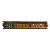 Image 1 : Adventureland "Tropical Imports" Wooden Sign.
