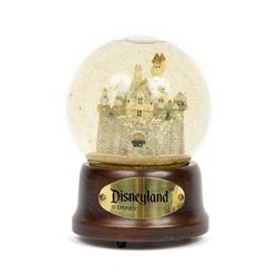 Disneyland Castle Musical Snow Globe.