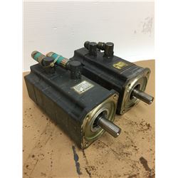 (2) SIEMENS 1FK6060-6AF71-1EH0 BRUSHLESS SERVOMOTOR