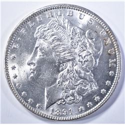 1891 MORGAN DOLLAR, CH BU BETTER DATE