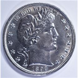 1892 BARBER HALF DOLLAR, GEM BU