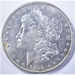 1878 7TF MORGAN DOLLAR, CH BU