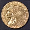 Image 1 : 1928 $2.5 GOLD INDIAN CH BU