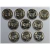 Image 1 : 10-BU 1944-S SILVER JEFFERSON NICKELS