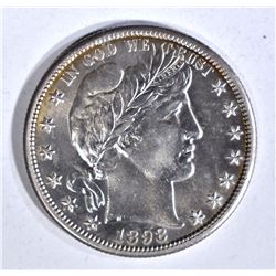 1898-S BARBER HALF DOLLAR, CH BU