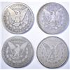 Image 2 : 2-LOW GRADE & 2-AVE CIRC MORGAN DOLLARS