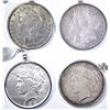 Image 2 : 3-SILVER DOLLAR KEY CHAINS & 1-NECKLACE
