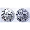 Image 1 : 2-2019 NIUE CLONE TROOPER 1oz $2,00 COINS